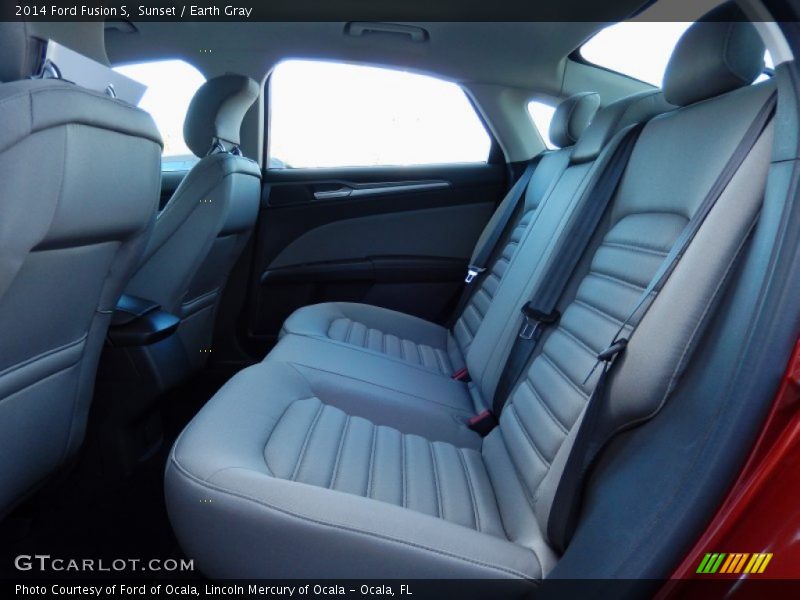 Sunset / Earth Gray 2014 Ford Fusion S