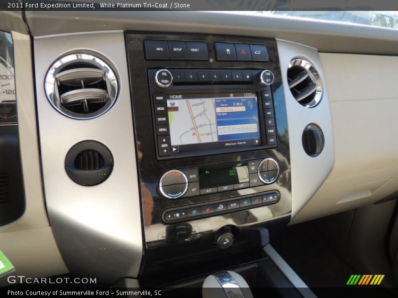 White Platinum Tri-Coat / Stone 2011 Ford Expedition Limited