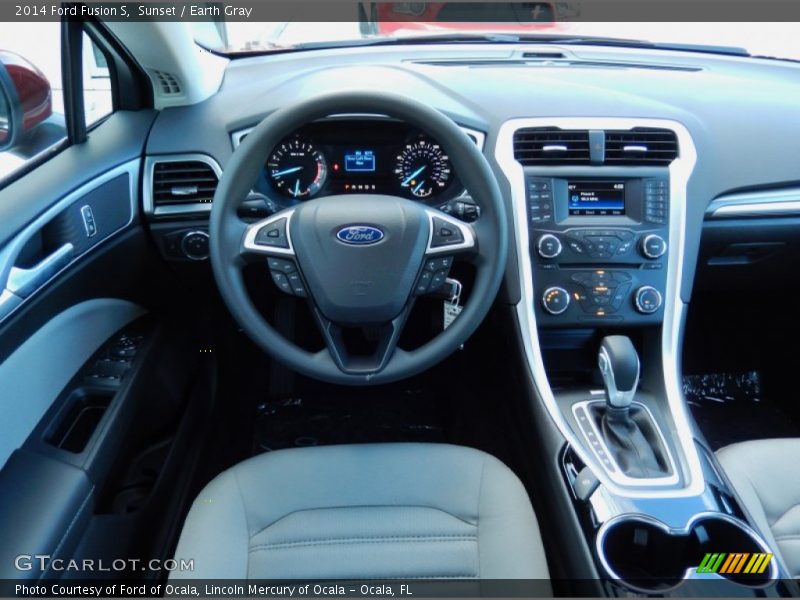 Sunset / Earth Gray 2014 Ford Fusion S