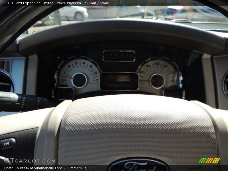 White Platinum Tri-Coat / Stone 2011 Ford Expedition Limited