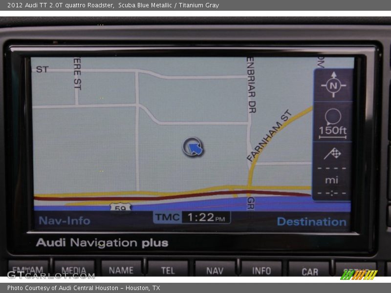 Navigation of 2012 TT 2.0T quattro Roadster