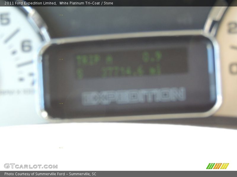 White Platinum Tri-Coat / Stone 2011 Ford Expedition Limited