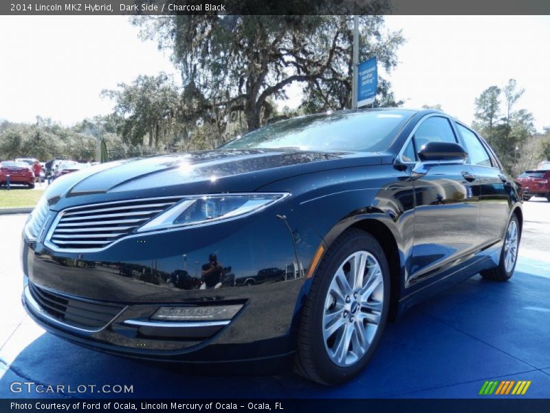 Front 3/4 View of 2014 MKZ Hybrid