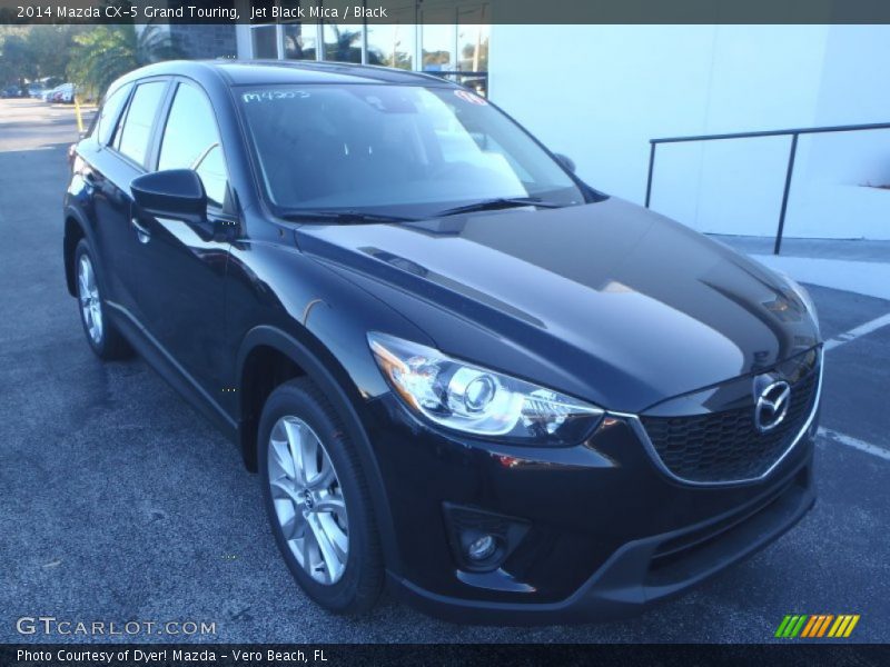 Jet Black Mica / Black 2014 Mazda CX-5 Grand Touring