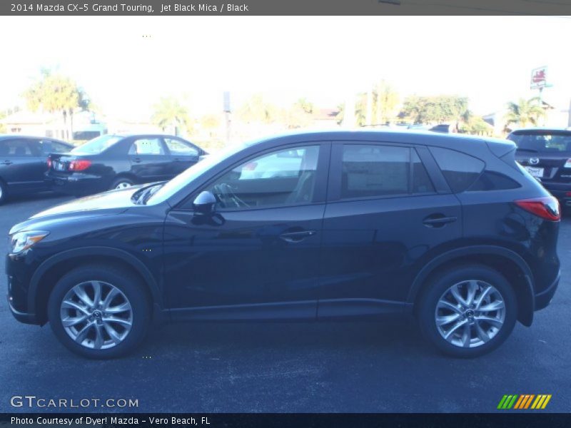 Jet Black Mica / Black 2014 Mazda CX-5 Grand Touring