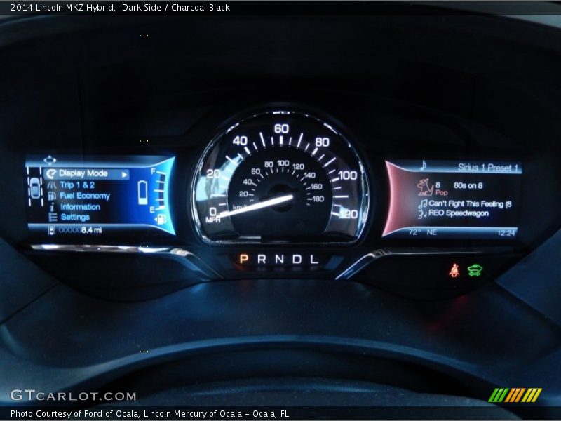  2014 MKZ Hybrid Hybrid Gauges