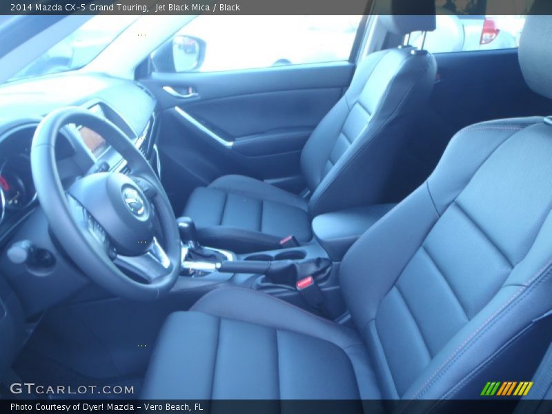 Jet Black Mica / Black 2014 Mazda CX-5 Grand Touring