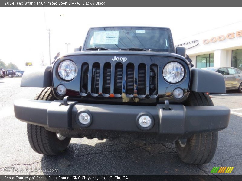 Black / Black 2014 Jeep Wrangler Unlimited Sport S 4x4