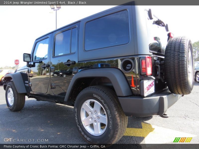 Black / Black 2014 Jeep Wrangler Unlimited Sport S 4x4