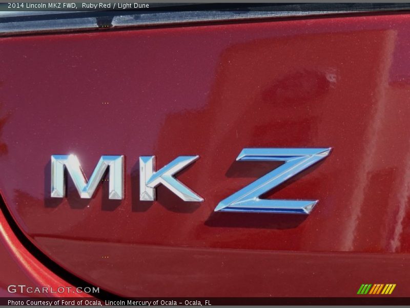 Ruby Red / Light Dune 2014 Lincoln MKZ FWD