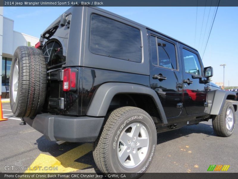 Black / Black 2014 Jeep Wrangler Unlimited Sport S 4x4