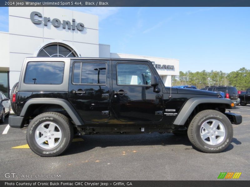 Black / Black 2014 Jeep Wrangler Unlimited Sport S 4x4