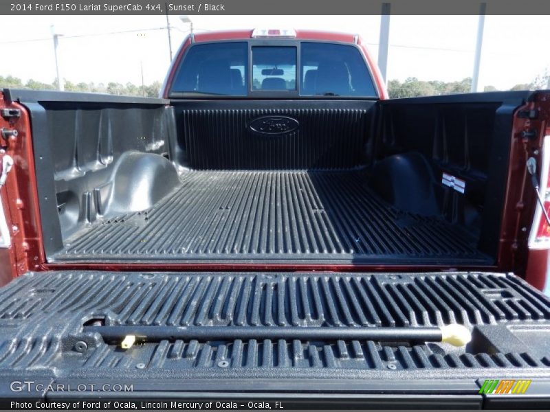 Sunset / Black 2014 Ford F150 Lariat SuperCab 4x4