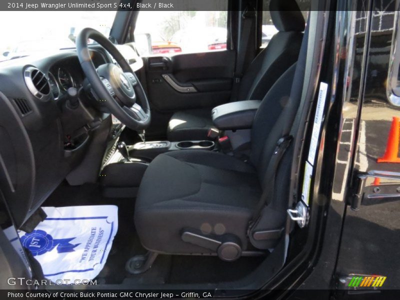 Black / Black 2014 Jeep Wrangler Unlimited Sport S 4x4