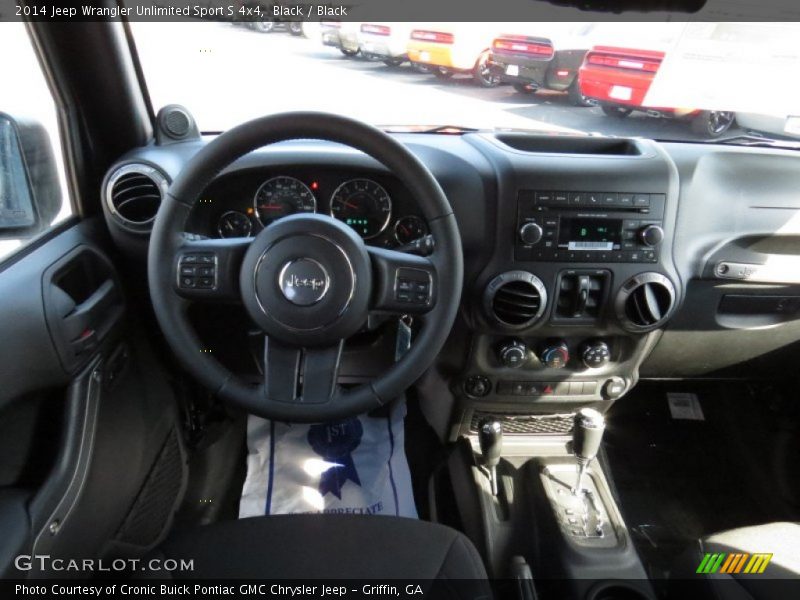 Black / Black 2014 Jeep Wrangler Unlimited Sport S 4x4