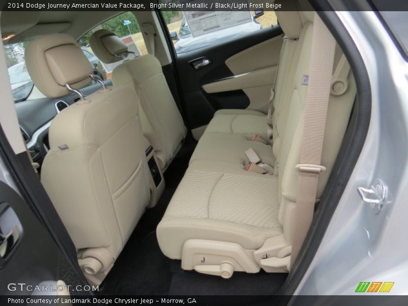 Bright Silver Metallic / Black/Light Frost Beige 2014 Dodge Journey Amercian Value Package