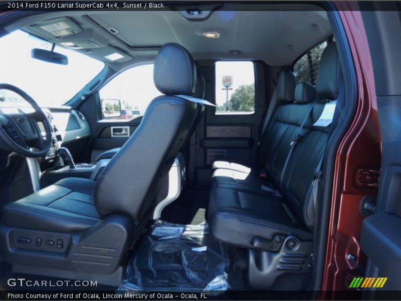 Sunset / Black 2014 Ford F150 Lariat SuperCab 4x4