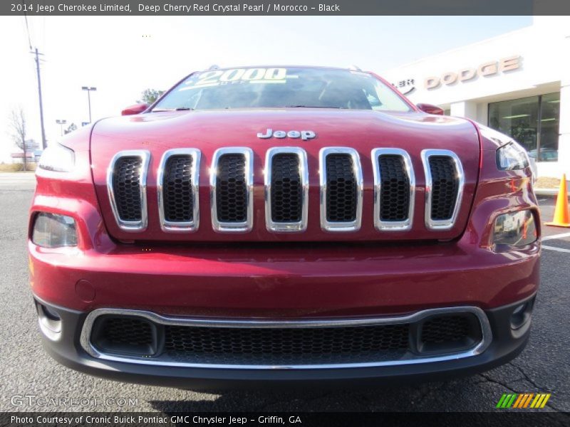 Deep Cherry Red Crystal Pearl / Morocco - Black 2014 Jeep Cherokee Limited