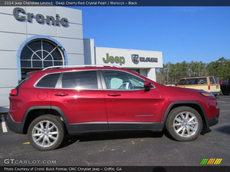 Deep Cherry Red Crystal Pearl / Morocco - Black 2014 Jeep Cherokee Limited