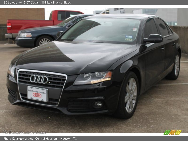Brilliant Black / Black 2011 Audi A4 2.0T Sedan