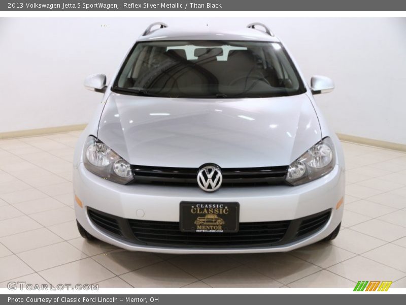 Reflex Silver Metallic / Titan Black 2013 Volkswagen Jetta S SportWagen