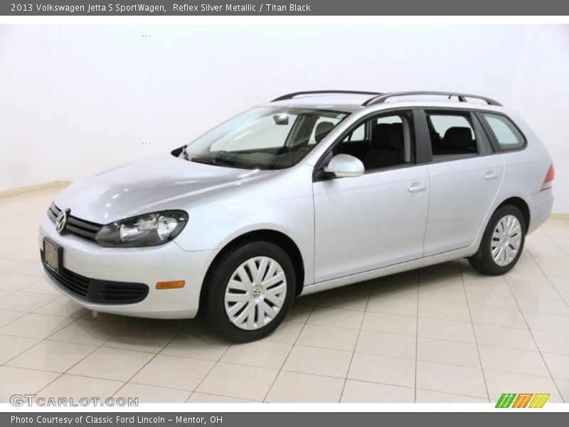 Reflex Silver Metallic / Titan Black 2013 Volkswagen Jetta S SportWagen