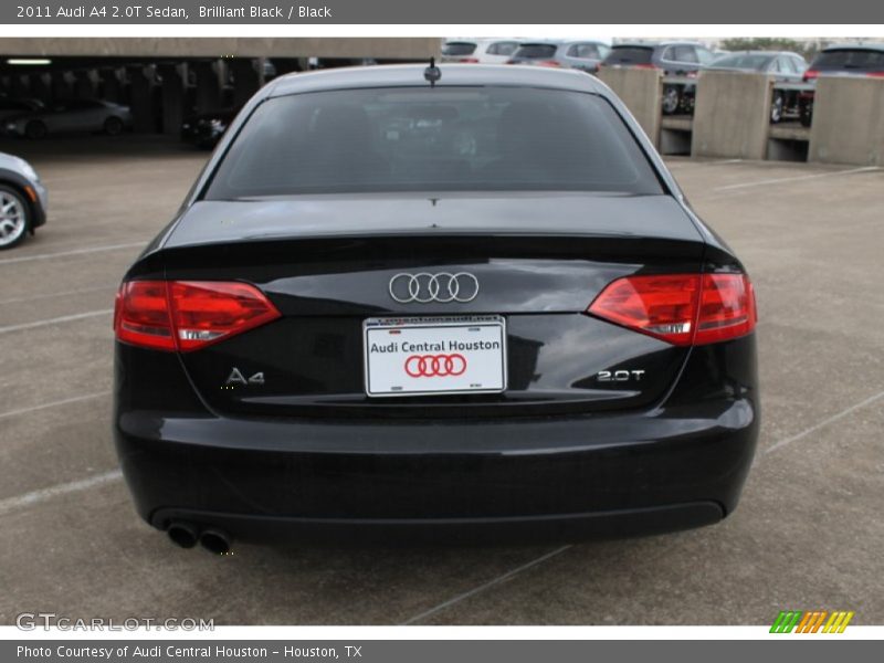 Brilliant Black / Black 2011 Audi A4 2.0T Sedan