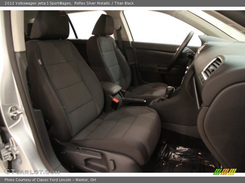Reflex Silver Metallic / Titan Black 2013 Volkswagen Jetta S SportWagen