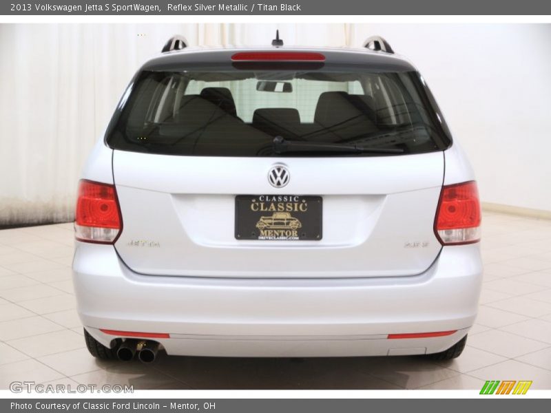 Reflex Silver Metallic / Titan Black 2013 Volkswagen Jetta S SportWagen