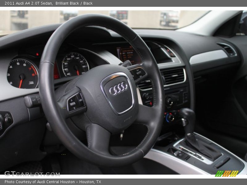 Brilliant Black / Black 2011 Audi A4 2.0T Sedan