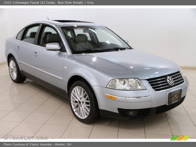Blue Silver Metallic / Grey 2002 Volkswagen Passat GLS Sedan