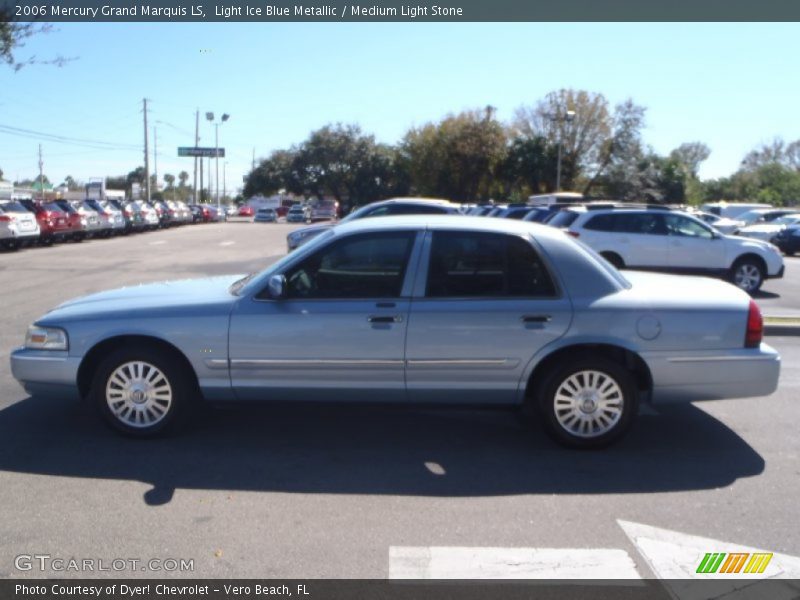 Light Ice Blue Metallic / Medium Light Stone 2006 Mercury Grand Marquis LS