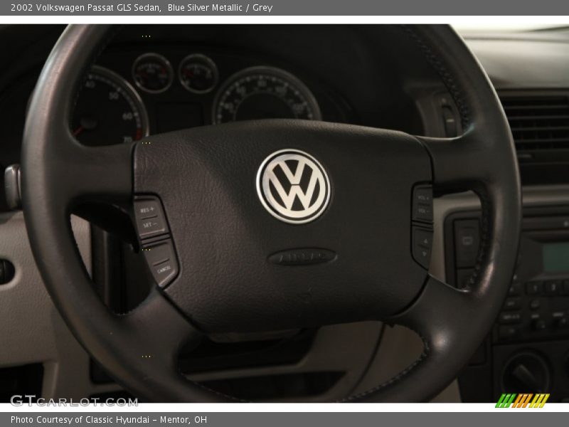 Blue Silver Metallic / Grey 2002 Volkswagen Passat GLS Sedan