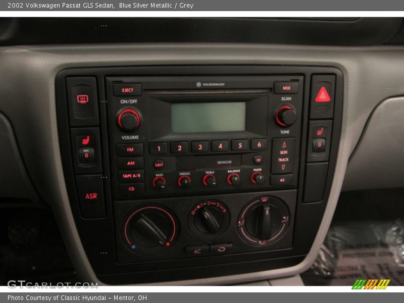 Blue Silver Metallic / Grey 2002 Volkswagen Passat GLS Sedan