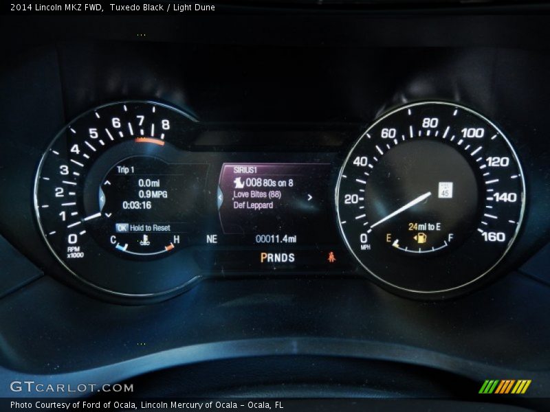 Tuxedo Black / Light Dune 2014 Lincoln MKZ FWD