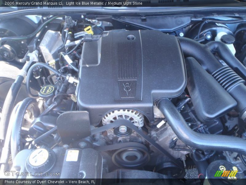 Light Ice Blue Metallic / Medium Light Stone 2006 Mercury Grand Marquis LS