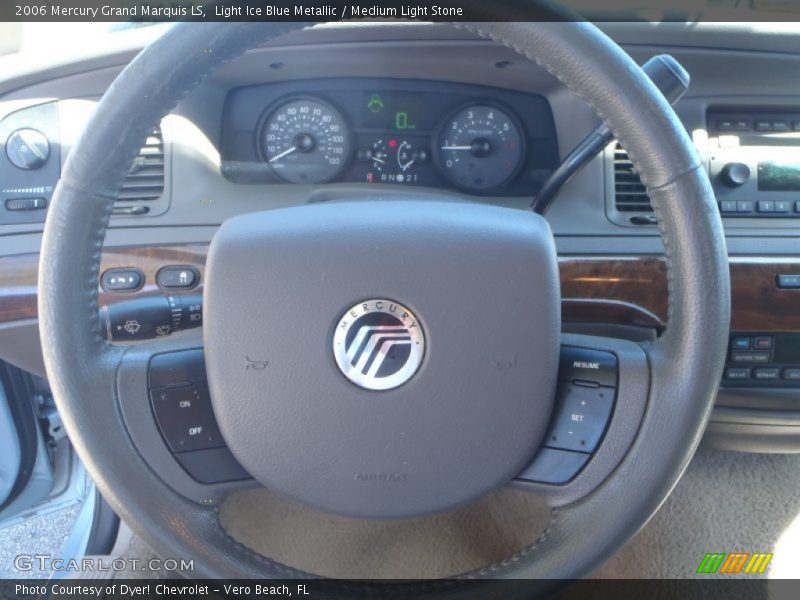 Light Ice Blue Metallic / Medium Light Stone 2006 Mercury Grand Marquis LS