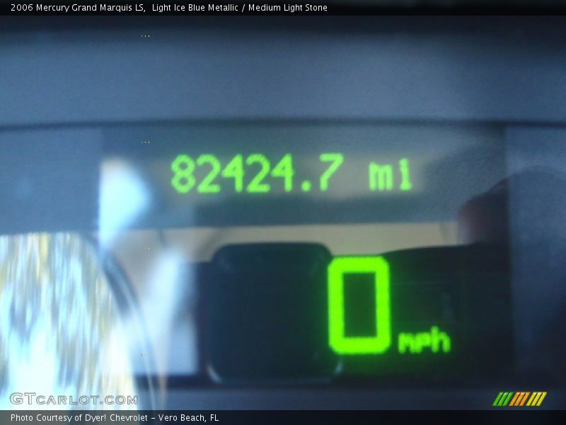 Light Ice Blue Metallic / Medium Light Stone 2006 Mercury Grand Marquis LS
