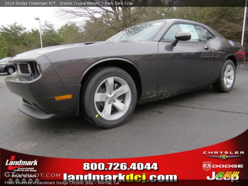 Granite Crystal Metallic / Dark Slate Gray 2014 Dodge Challenger R/T