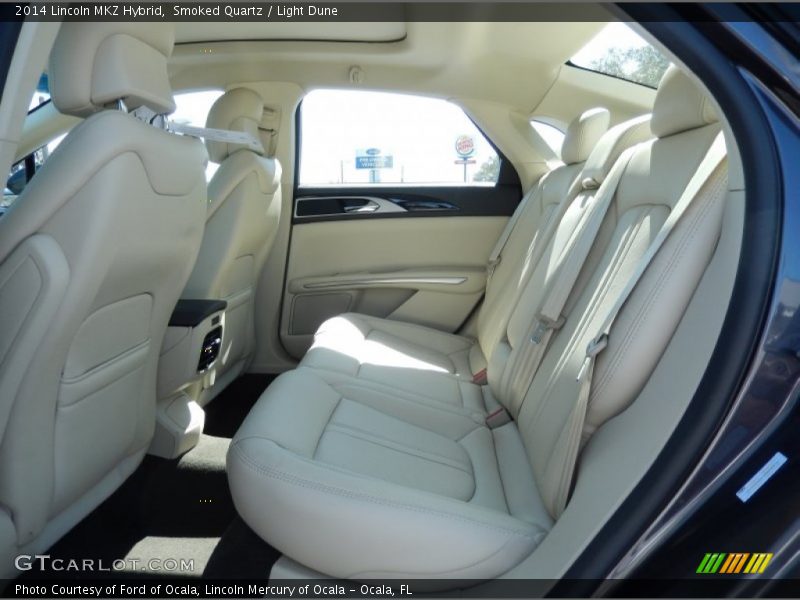 Rear Seat of 2014 MKZ Hybrid