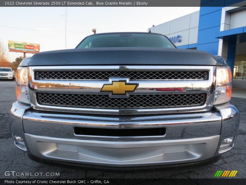 Blue Granite Metallic / Ebony 2013 Chevrolet Silverado 1500 LT Extended Cab
