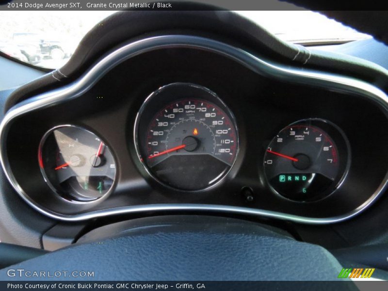 Granite Crystal Metallic / Black 2014 Dodge Avenger SXT