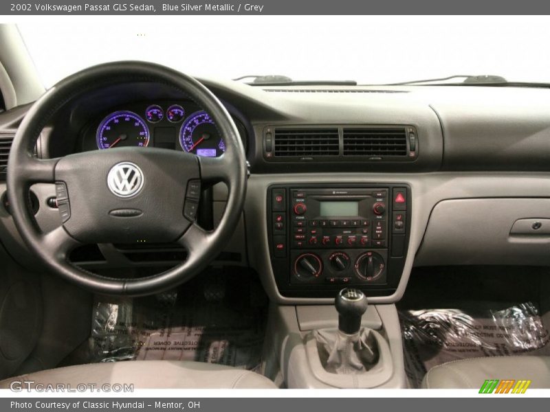 Blue Silver Metallic / Grey 2002 Volkswagen Passat GLS Sedan