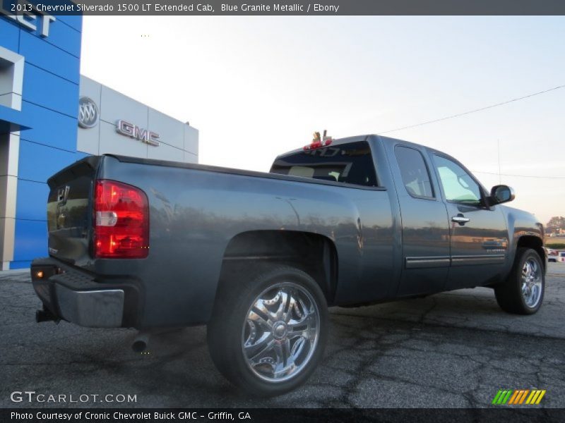 Blue Granite Metallic / Ebony 2013 Chevrolet Silverado 1500 LT Extended Cab