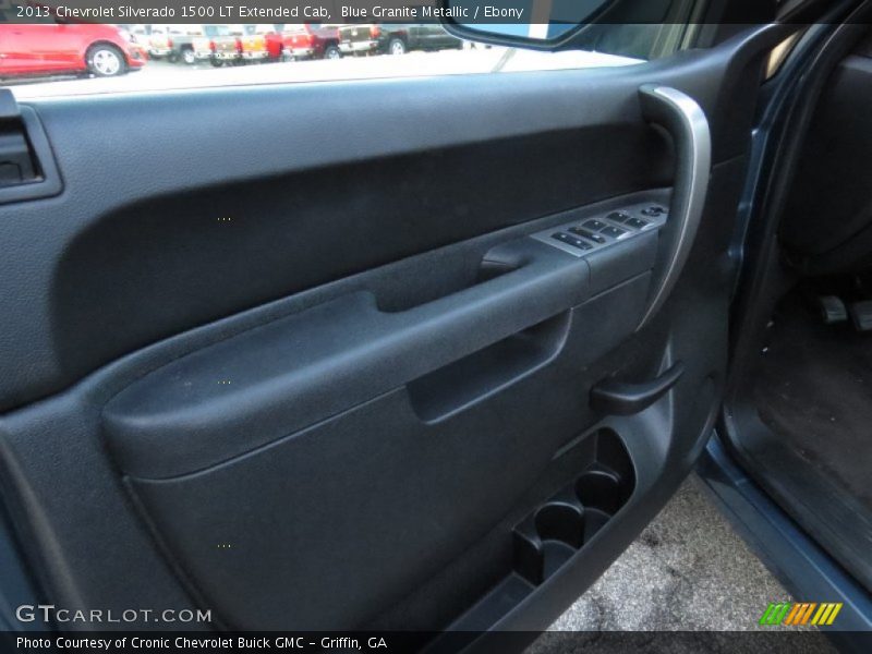 Blue Granite Metallic / Ebony 2013 Chevrolet Silverado 1500 LT Extended Cab