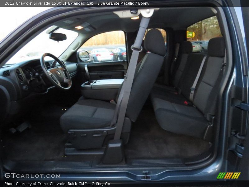 Blue Granite Metallic / Ebony 2013 Chevrolet Silverado 1500 LT Extended Cab