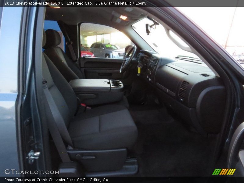 Blue Granite Metallic / Ebony 2013 Chevrolet Silverado 1500 LT Extended Cab
