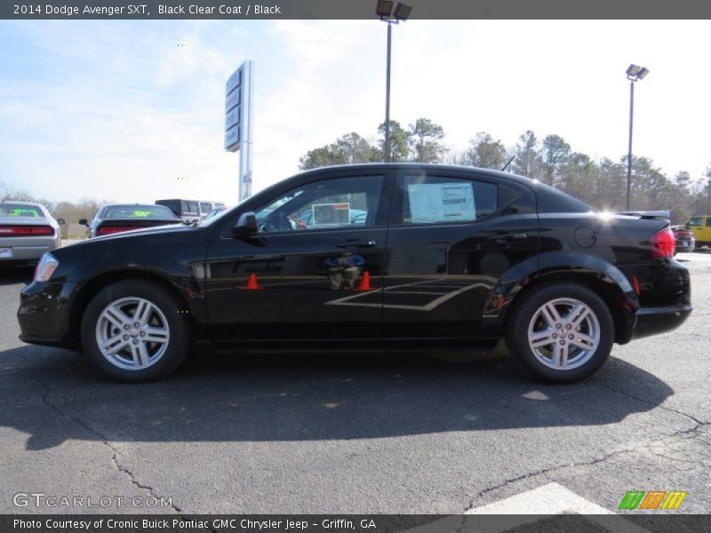 Black Clear Coat / Black 2014 Dodge Avenger SXT
