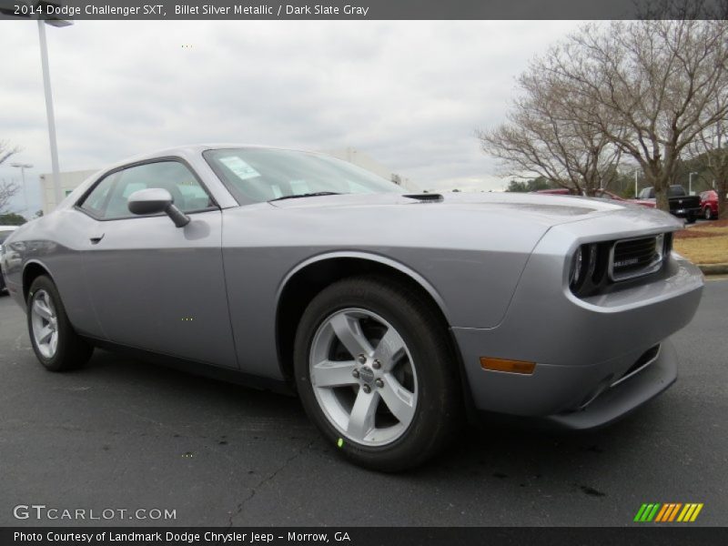 Billet Silver Metallic / Dark Slate Gray 2014 Dodge Challenger SXT