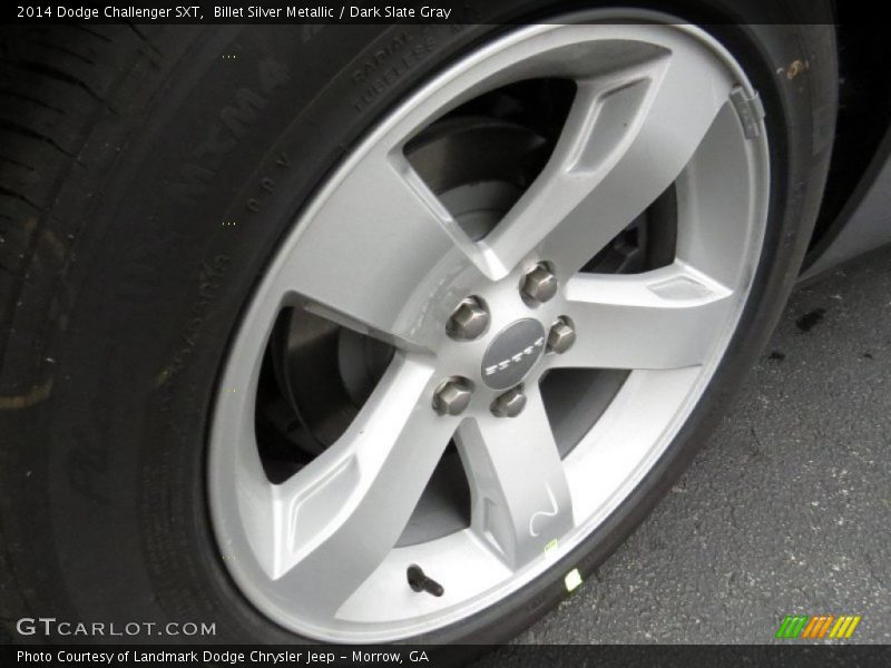 Billet Silver Metallic / Dark Slate Gray 2014 Dodge Challenger SXT